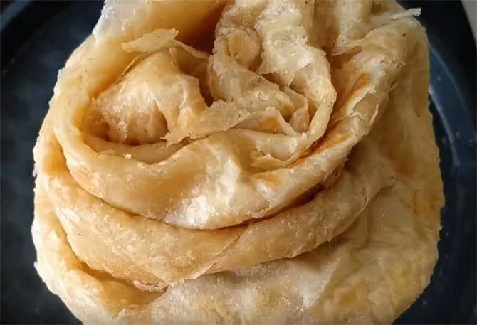 麻醬手撕餅,一碗麵粉,半碗芝麻醬,柔軟層次豐富,30秒出鍋一張
