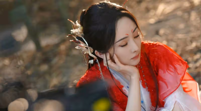 楊冪又轉型了,農村照露出,差點認不出