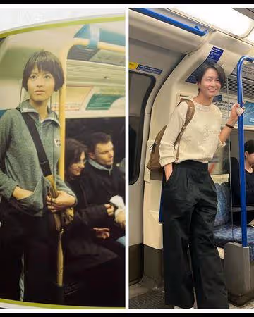 《膽小鬼》26年了! 梁詠琪重遊拍攝地「對比照」凍齡嫩臉超狂