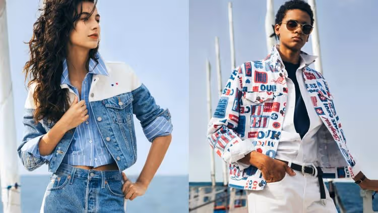Levi’s巴黎浪漫系列登場　用藍白紅勾出法式情懷、美式運動風
