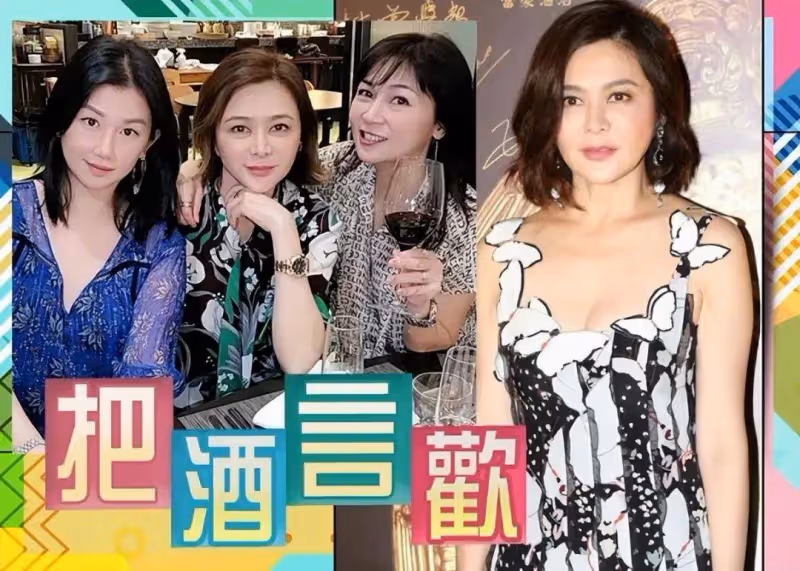 63歲關之琳與閨蜜聚會,穿萬元襯衫貴氣逼人,站C位大搶風頭!