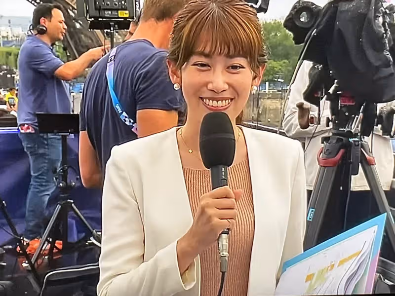 NHK美女主播轉播奧運　「一片肉色」嚇壞網：沒穿衣服？