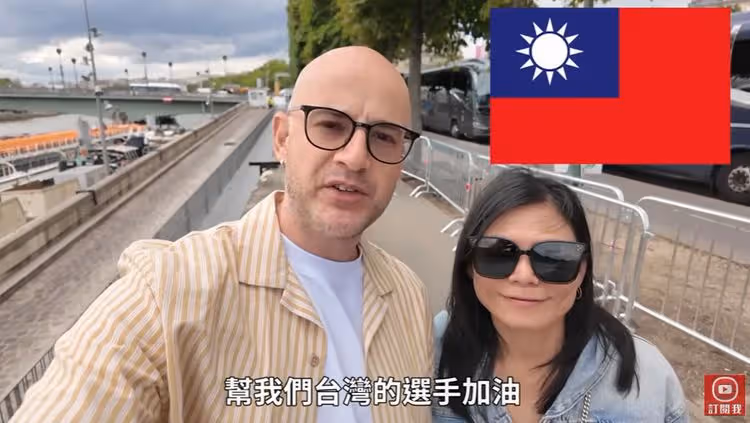 吳鳳到巴黎幫台灣選手加油　忘了帶國旗！代表處反應讓他好意外