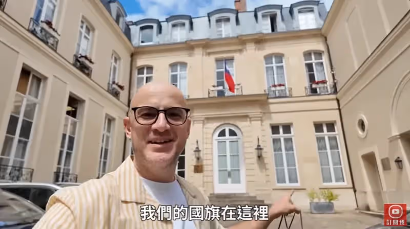 吳鳳到巴黎幫台灣選手加油　忘了帶國旗！代表處反應讓他好意外