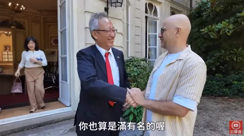吳鳳到巴黎幫台灣選手加油　忘了帶國旗！代表處反應讓他好意外
