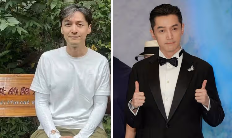 41歲胡歌素顏頭髮白半邊！看萬畝竹海被捕獲