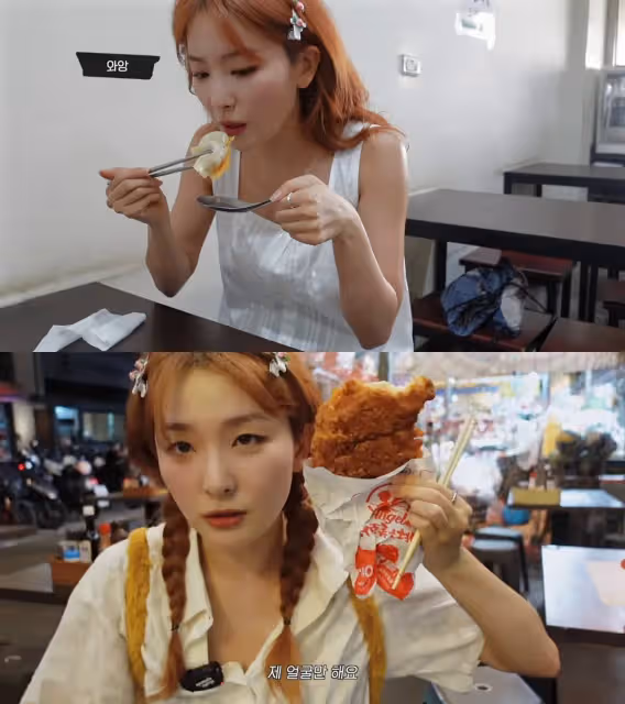 Red Velvet Seulgi遊高雄讚嘆「沒有失敗的食物」　大啖16道菜自嘲：好像胖了