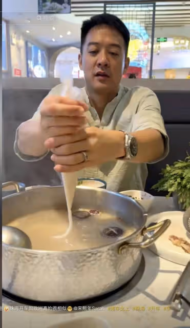 TVB前帥氣小生大讚內地美食,因吐槽英國物價貴被批斷章取義,曾被誤認為是林峯
