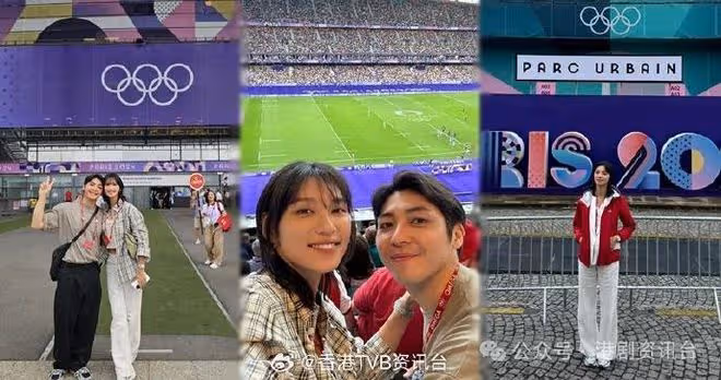 王丹妮羅孝勇蜜游巴黎看奧運!江旻憓奧運奪金網民大讚TVB主持