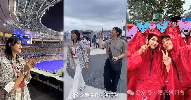 王丹妮羅孝勇蜜游巴黎看奧運!江旻憓奧運奪金網民大讚TVB主持