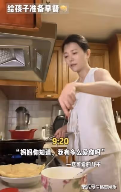 汪涵老婆楊樂樂曬帶娃vlog,9歲小沐沐幫媽媽幹活,二胎玩紙箱