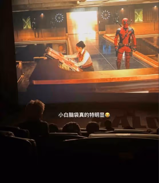 太幸運!看電影發現白敬亭坐在我前面,看完電影後的總結笑翻全網