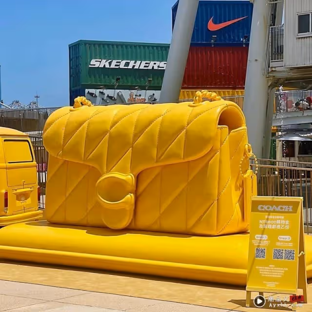 中國台灣唯一!COACH 聯名款摩天輪 黃X車廂、造景秒殺快門!