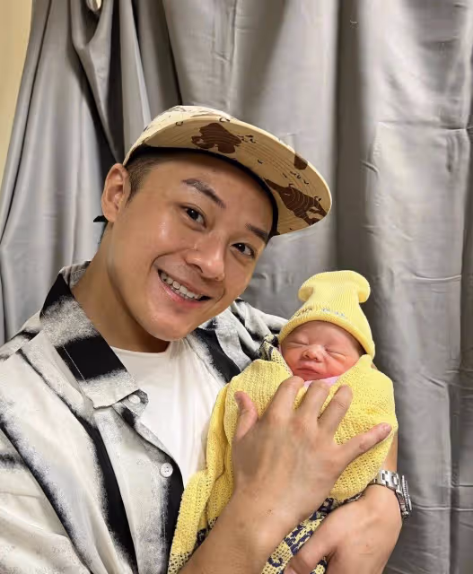 恭喜!TVB上位配角關曜儁二胎得子,曝妻子看奧運會時見紅急生產