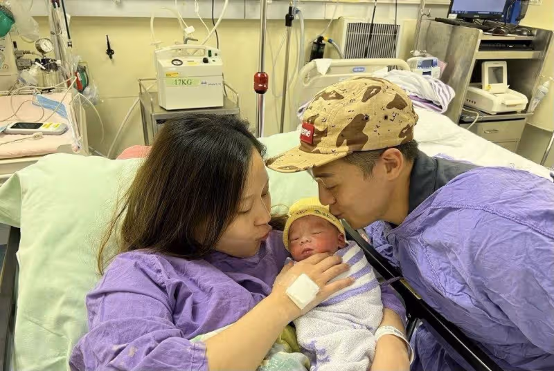 恭喜!TVB上位配角關曜儁二胎得子,曝妻子看奧運會時見紅急生產