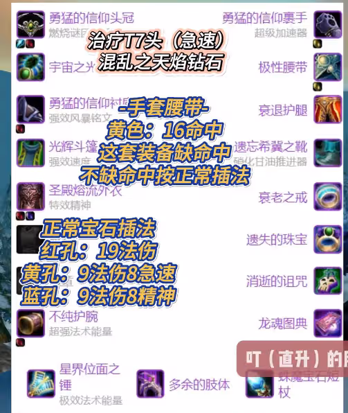 WLK懷舊服牧師裝備攻略 超級直升兌換裝備推薦
