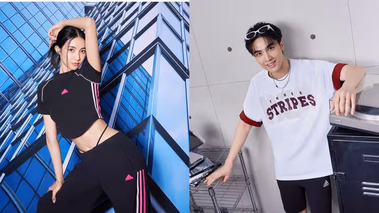 adidas用「黑粉」打造Y2K時尚　穿上擺拍姿勢隨便凹都很好看