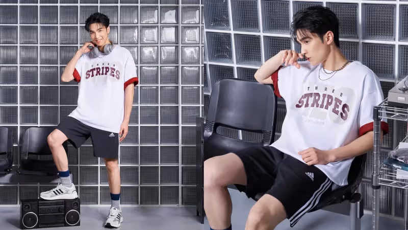 adidas用「黑粉」打造Y2K時尚　穿上擺拍姿勢隨便凹都很好看