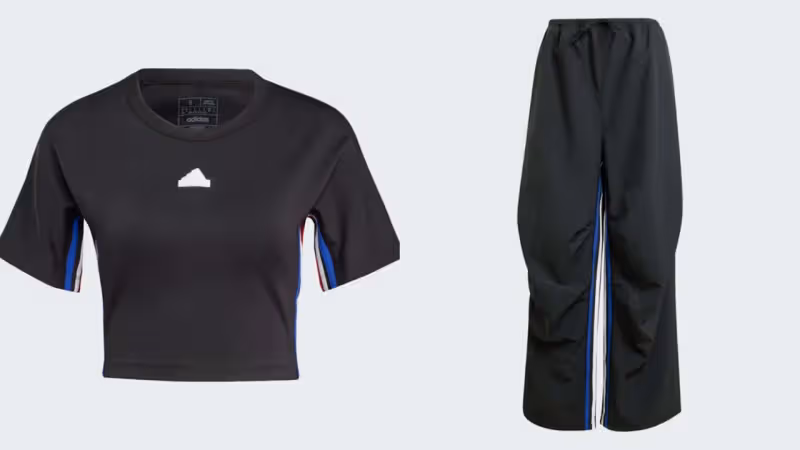 adidas用「黑粉」打造Y2K時尚　穿上擺拍姿勢隨便凹都很好看