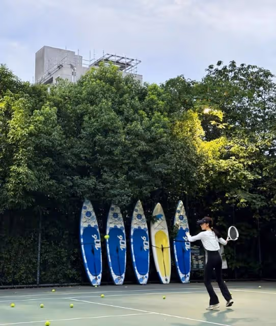 37歲袁姍姍曬健身照,再現「馬甲線」女神風采,零贅肉身材美爆了
