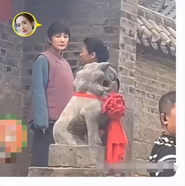 楊冪農村婦女劇照曝光,網友評論「村姑衣服妖精臉蛋」
