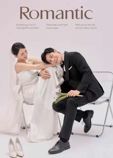 陳喬恩婚紗照曝光,與丈夫甜蜜互動,幸福感爆棚!