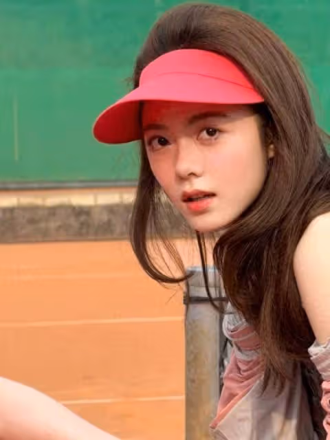 趙今麥網球造型曝光，運動風也能甜到心坎里，網友：活力少女本少女！