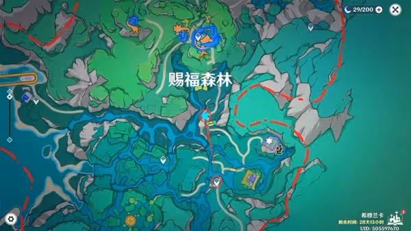 《原神》賜福森林歡聲飛羽全位置一覽
