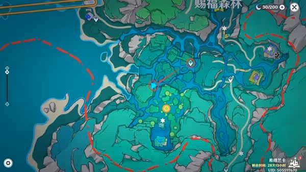 《原神》賜福森林歡聲飛羽全位置一覽