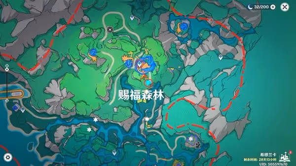 《原神》賜福森林歡聲飛羽全位置一覽