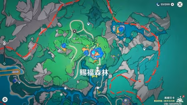 《原神》賜福森林歡聲飛羽全位置一覽