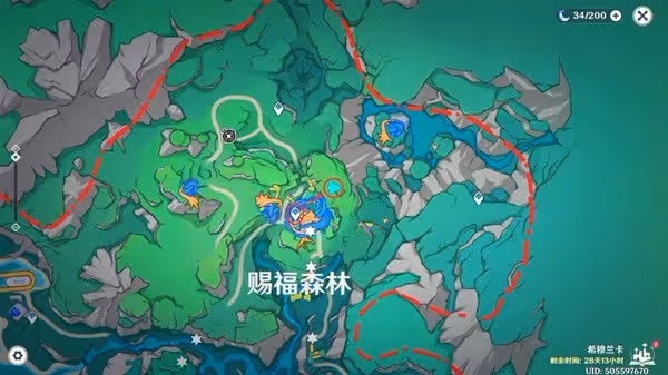 《原神》賜福森林歡聲飛羽全位置一覽