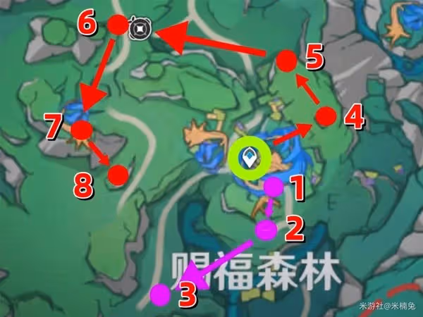 《原神》4.8希穆蘭卡歡聲飛羽收集路線分享