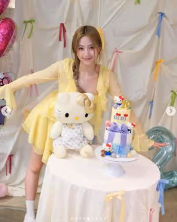 直擊歐陽娣娣慶生「妮妮、娜娜全到齊」！低胸開2洞穿超辣 萬人朝聖贊爆