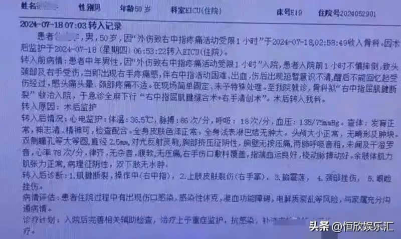 醫院2名主任為情打架, 一人重傷進ICU, 美女護士被扒,有關部門介入