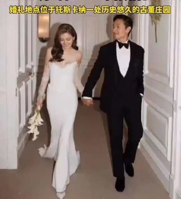 吳千語在義大利豪華古堡莊園大婚！她穿白色婚紗性感撩人