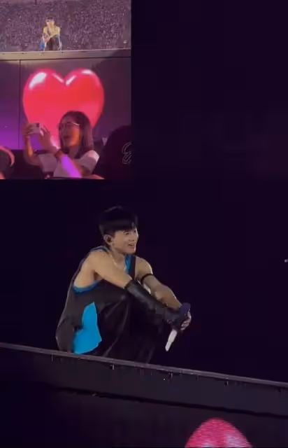 張傑演唱會上的寵溺瞬間:看謝娜拍求婚,眼神甜蜜如初!