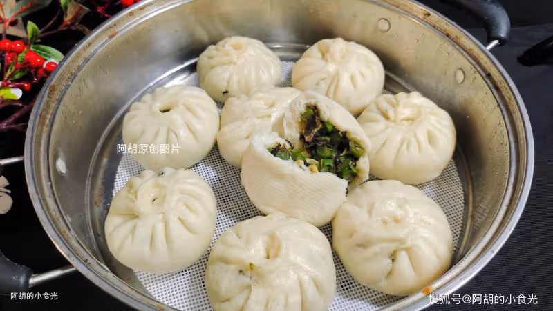 8月可以不吃肉,遇到這素菜使勁吃!蒸包子沒肉一樣香,滿嘴鮮嫩、還不膩
