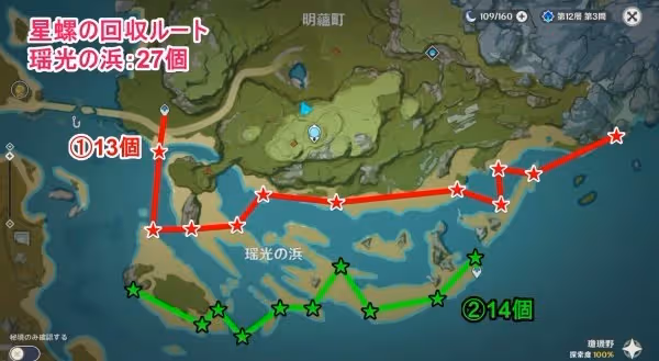《原神》夜蘭突破材料星螺收集路線