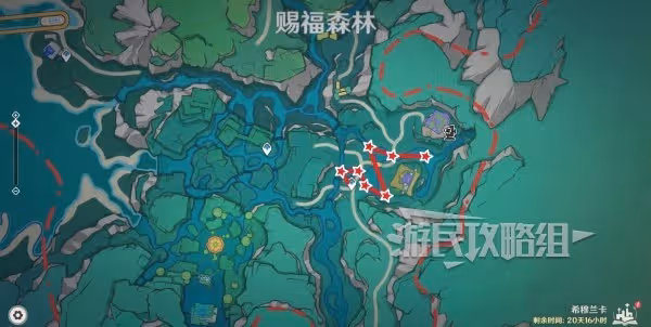 《原神》艾梅莉埃突破材料湖光鈴蘭收集路線
