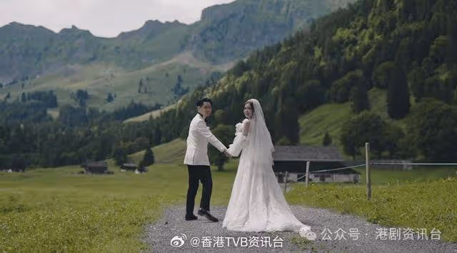 恭喜恭喜!落選港姐瑞士婚禮天公不造美