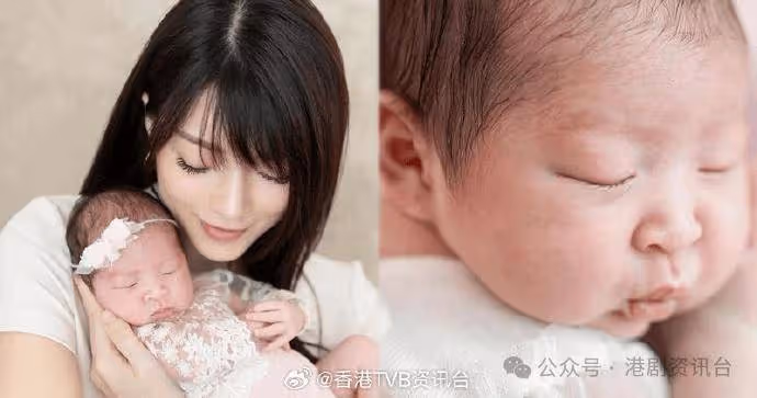 連詩雅貼寶貝女可愛靚相!宣布囡囡中文名叫陳星頤