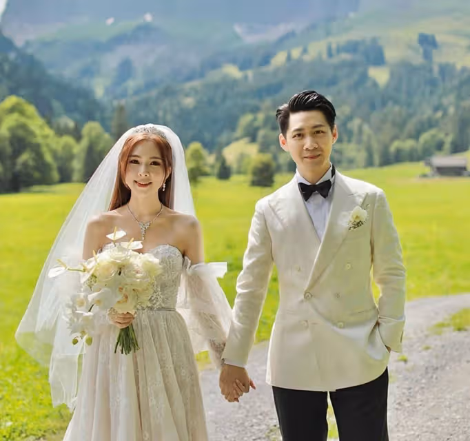 TVB前女星在瑞士結婚,老公對其一見鍾情,因愛美大方承認整容