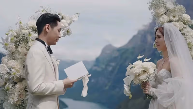 TVB前女星在瑞士結婚,老公對其一見鍾情,因愛美大方承認整容