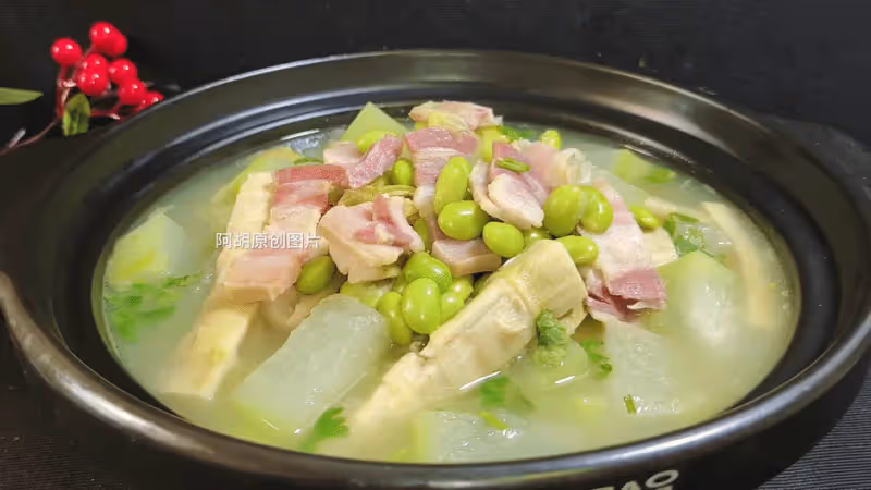 冬瓜和它天生一對,天熱使勁吃!燉一鍋有湯又有菜,清爽不油膩、不失鮮美味道