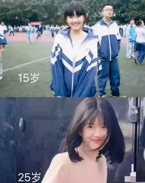 趙露思bobo頭造型,一整個青春洋溢,15歲和25歲根本沒差別