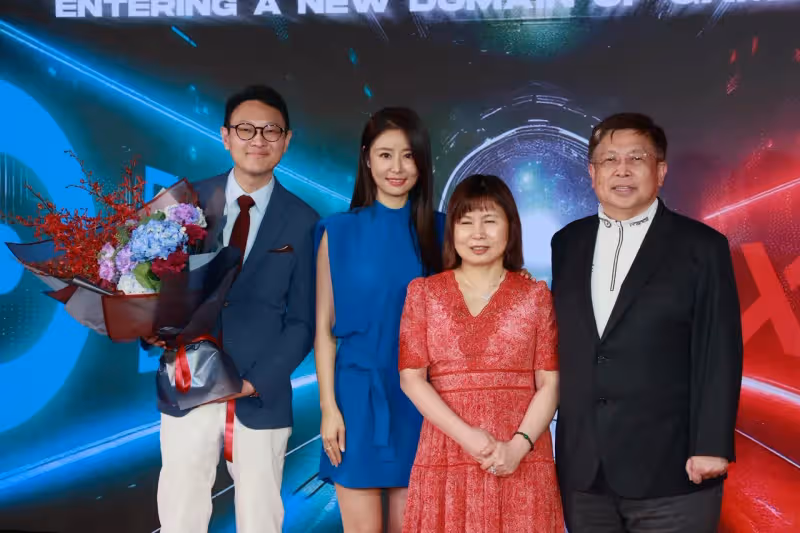 引領AI新時代！林心如驚喜現身　力挺威剛科技、數字王國強強聯手
