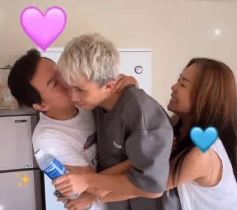 孫安佐擁抱孫鵬父親節大和解！精挑禮物手寫信告白「你是我眼中的星星」