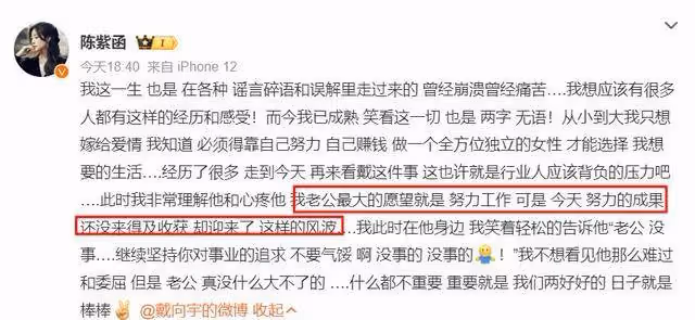 戴向宇否認嫖娼張昊唯要反省!陳紫函:我老公終於紅了