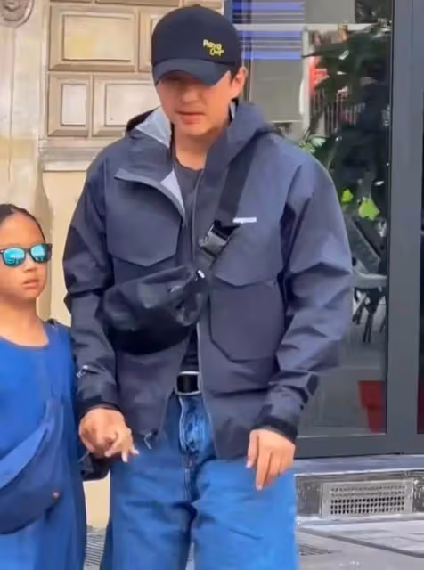 鄧超孫儷一家四口巴黎吃火鍋,12歲兒子等等腿長驚人成亮點!